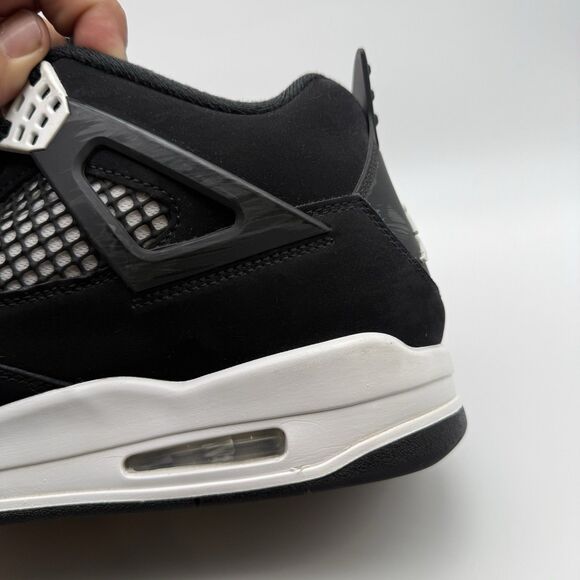 Air Jordan 4 Retro Black/White-Black Men’s Size 10 FQ8138-001 main image 8